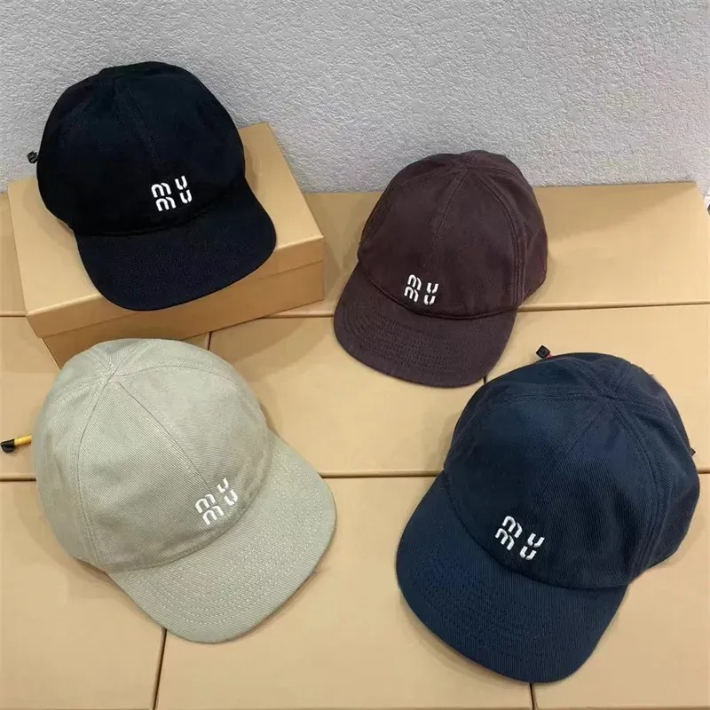Ball Caps Designer Hats Baseball Caps Spring And Autumn Cap Cotton Sun Hat for Men Women Casquette 4 colors High quality