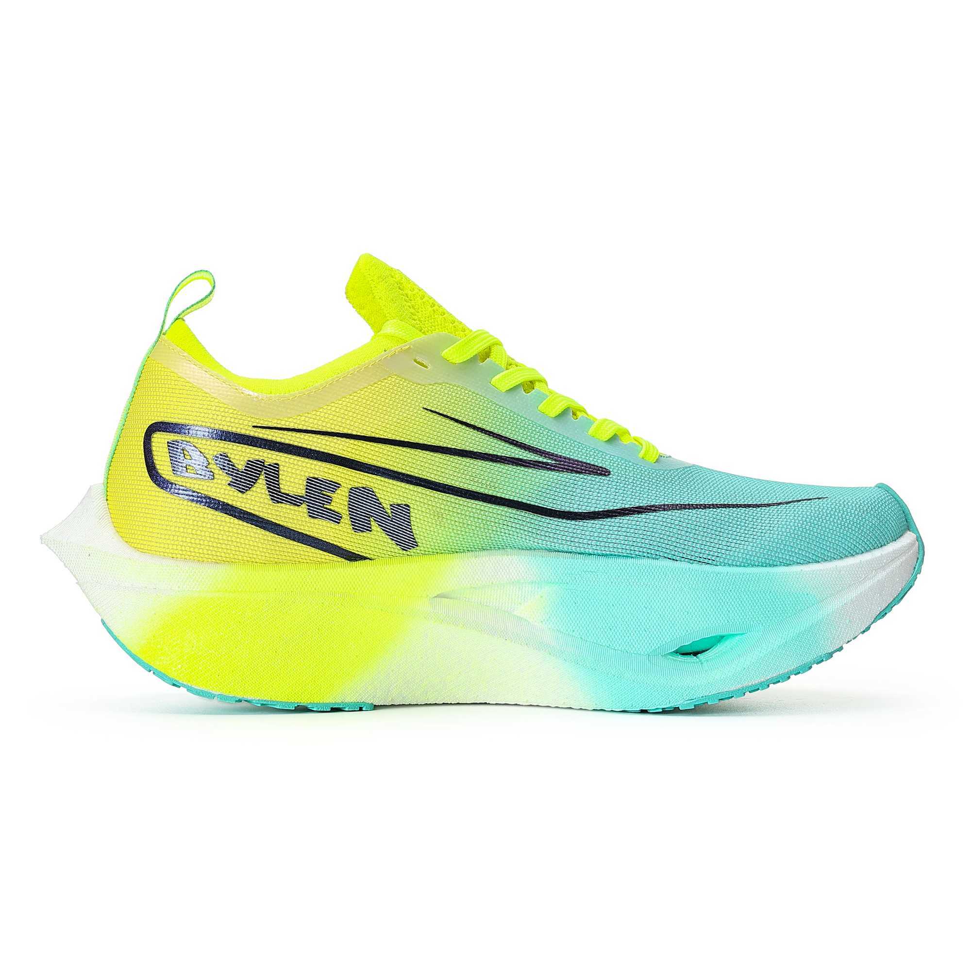 BYLEN Full Palm Carbon Plate Marathon Running Racing Shoes Running Shoes for Men Outdoor Non-slip Wear-resistant Sport Sneakers Z250225