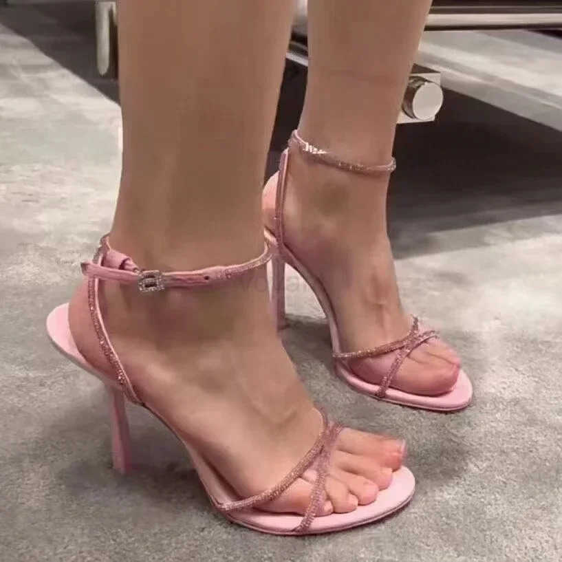 Design Sandals Wen Summer Sexy Open Toe High H Pumps Party Dress Shoes Luxury Sandals for Wen Z250304