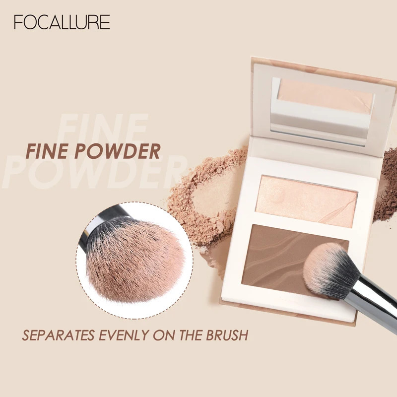 FOCALLURE Bronzer Highlighter Palette For Face Professional Long Lasting Natural Matte Concealer Contouring Makeup Cosmetics 250227
