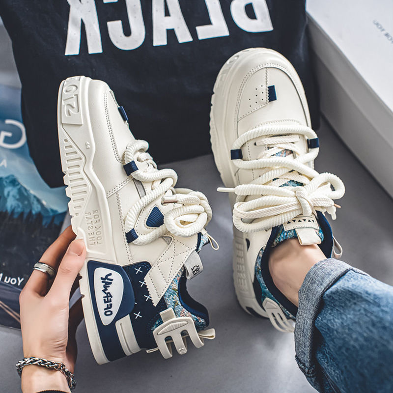 Male 2025 Designer s New Fashionable Pattern Summer Breathable Mesh Casual White Board Shoes Original Hot Selling Niche Multi functional Sports Fashio