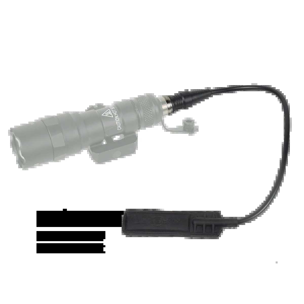 Tactical Weapon Light Rote Tape Tail Switch Prure Pad Switch For M300 M600 M951 M952 Series Momentary ControlXJ250303