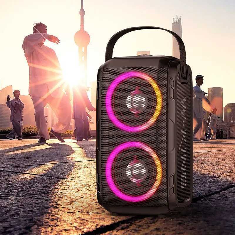 W-King 200W Big power speaker wireless portable column outdoor RGB stereo subwoofer support TWS sound box Z250304