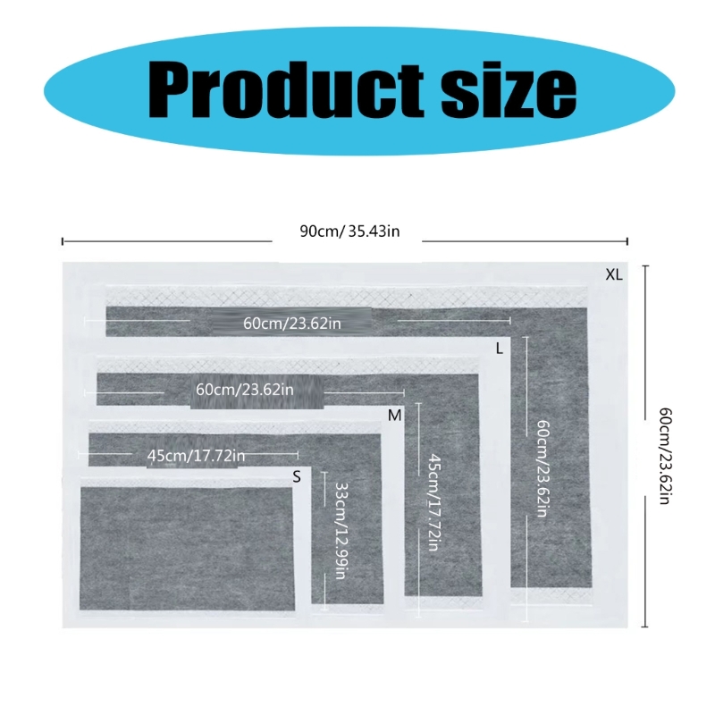 Disposable Whelping Pad Dog Bed Pad Quick Drys Dog Urine Pee Pad for Senior Dogs