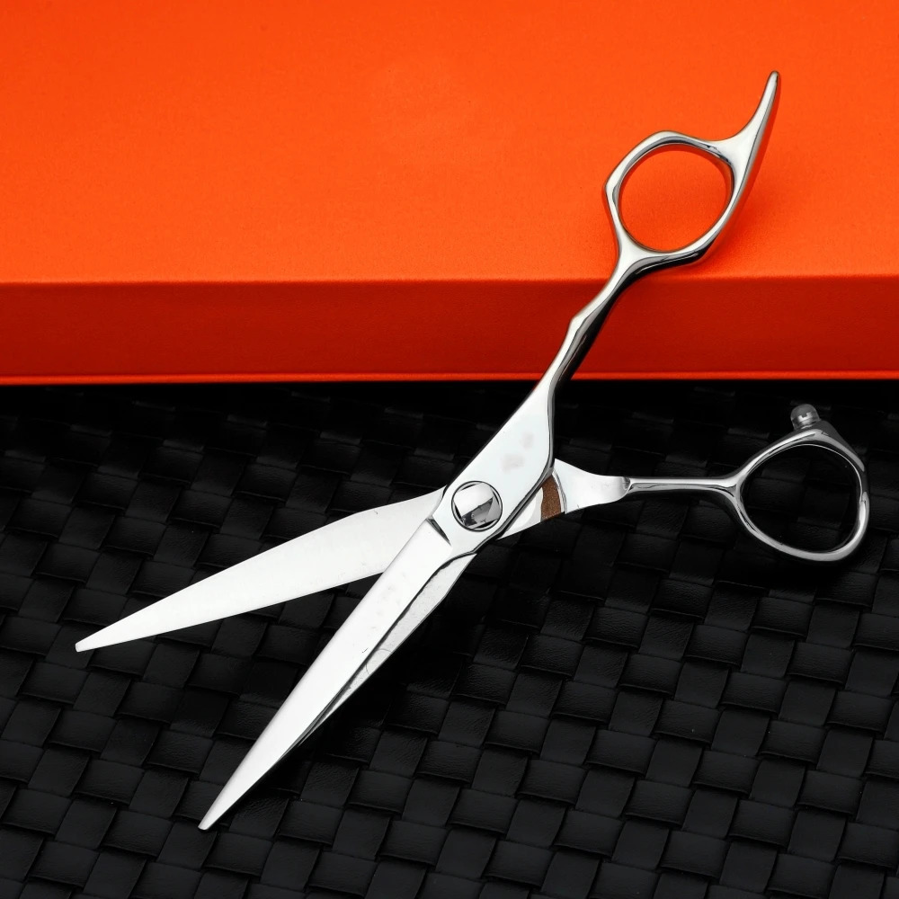Professional CNC Haircutting ScissorsBarber Supply Tools AccessoriesThin hair scissors with reverse teeth 440C 5.5-6.5-7inch 250304