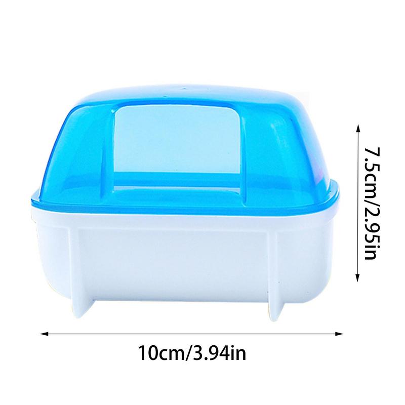 Sand Bath For Hamsters Chinchilla Dust Bath House Hamster Sand Bath Box Detachable Dwarf Hamster Accessories For Chinchilla