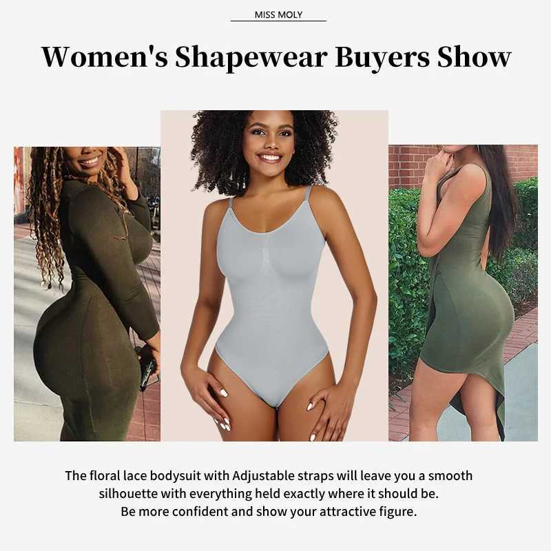 Smoothing Shapewear Bodysuit for Women Faja Full Body Shaper Thong Soft Body Shaping Sculpting Breast Slimming UnderwearXJ250304