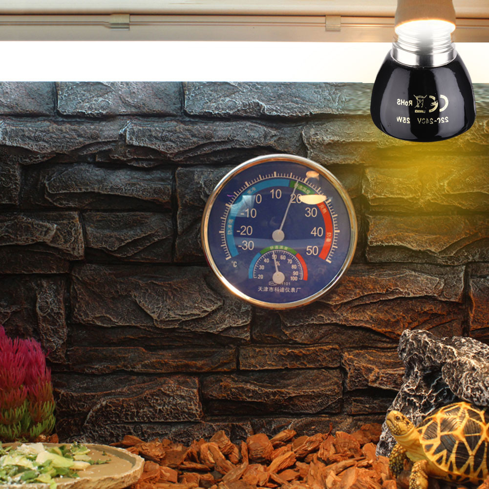 20W 50W 75W 100W E27 Far-Infrared Ceramic Pet Heating Lamp for tortoise Lizard Spider Reptile Box Warmer Light Bulbs 2018 New