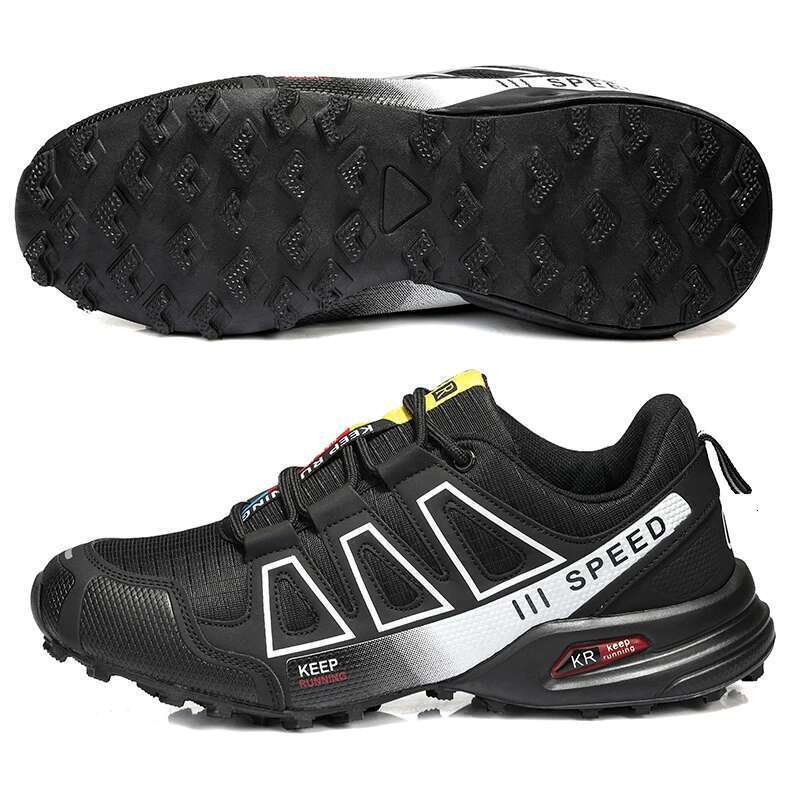 Fashion Men Lockless Cycg Mountaineering Cross-Country Anti-Collision Outdoor Sports Casual Shoes