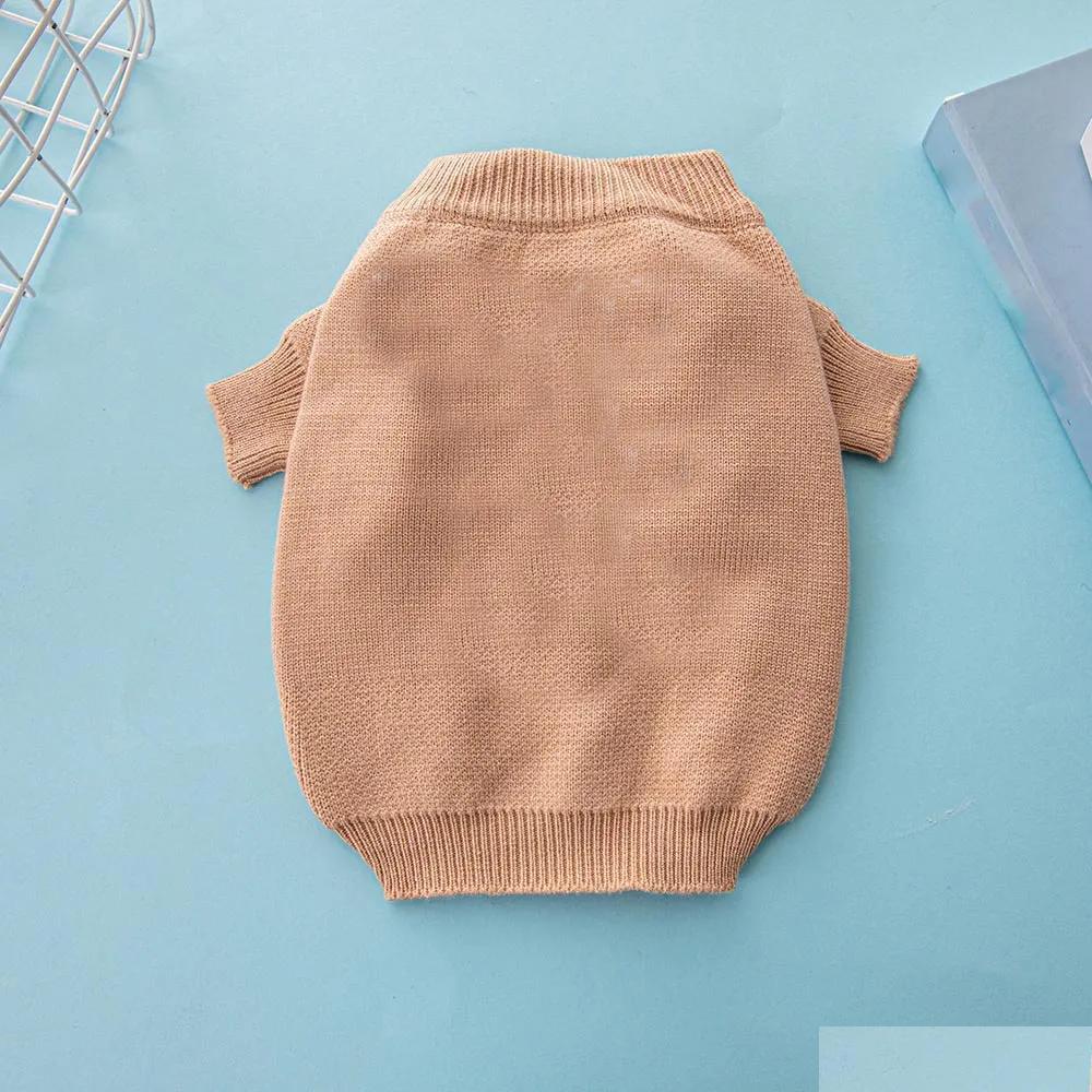 Dog Coats Jackets Apparel Stylish Winter Coat Designer Pet Sweater For Small And Medium Dogs Letter Drop Delivery Supplies Dhj8B
