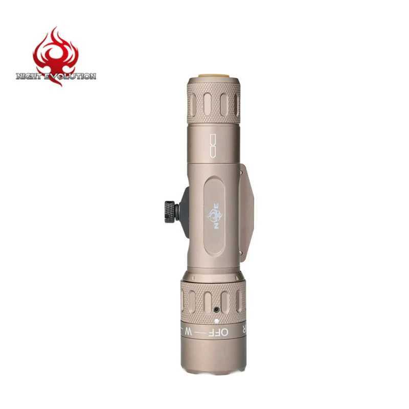 Night Evolution WMX200 Weapon Tactical Gun Light D Rma Flash Flashing Infrared Light for Picatinny Railway Spotlight Hunting SF PistonsXJ250303