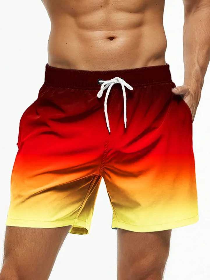 Summer 3d Printed Casual Beach Shorts New Fashionable Mens Comfortable And Soft Polyester Surfboard Shorts Plus Size S-5xlT250304