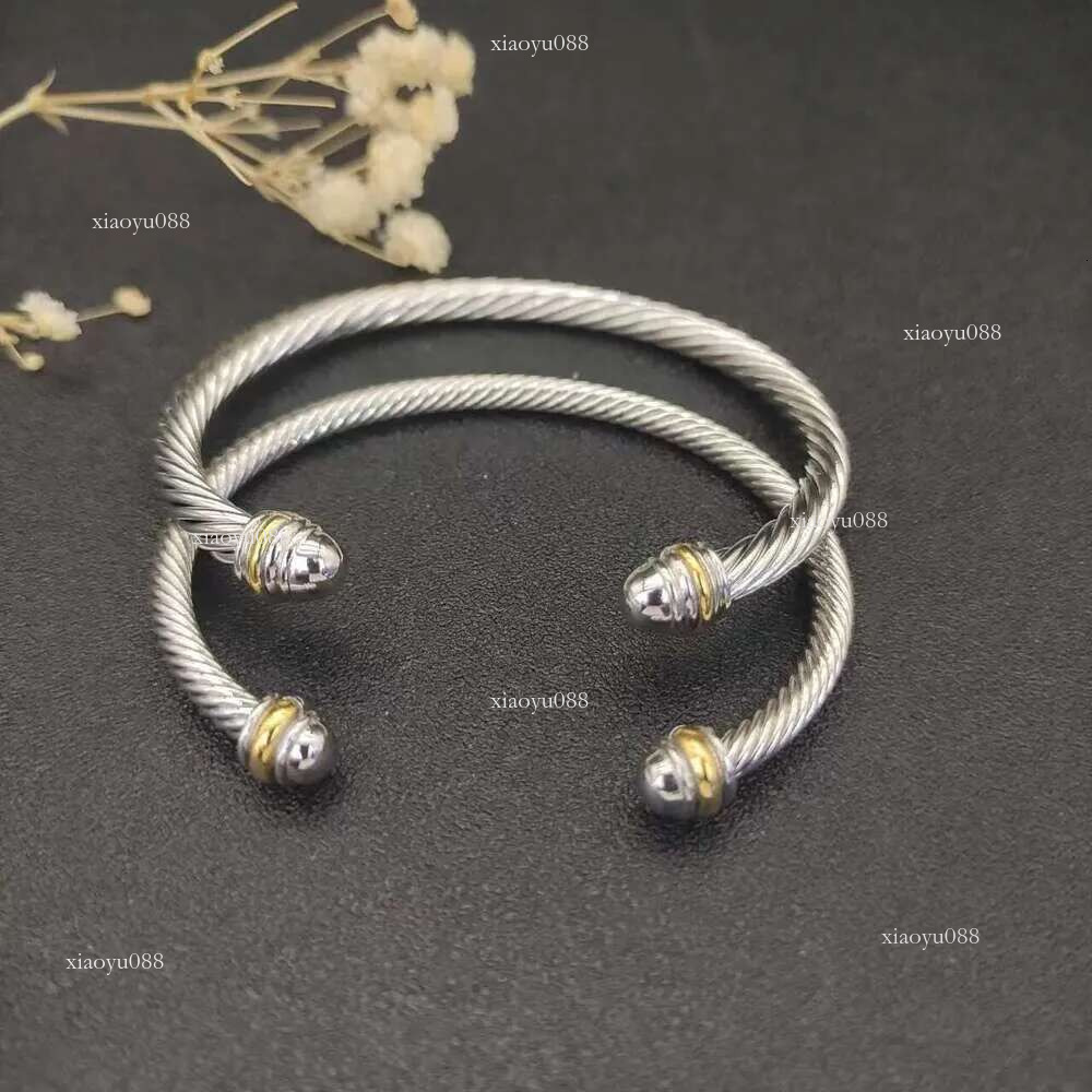 Personalized Bracelet Designer Jewelry Punk Designer Bracelet Vintage Craftsmanship Silver Gold Bracelet 3Mm-5Mm Multiple Choice Davids Yerman Bracelet 3c9