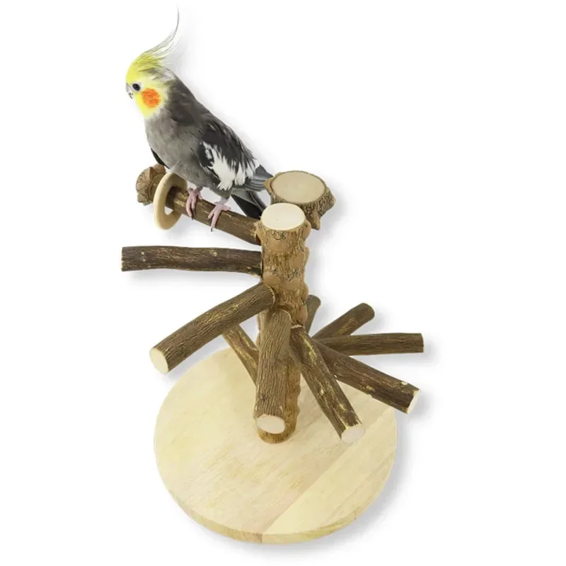 Parrot Pepper Rotating Ladder Game Frame Parrot Toy Training Station Frame Amusement Park Platform Frame Climbing Bird Toy