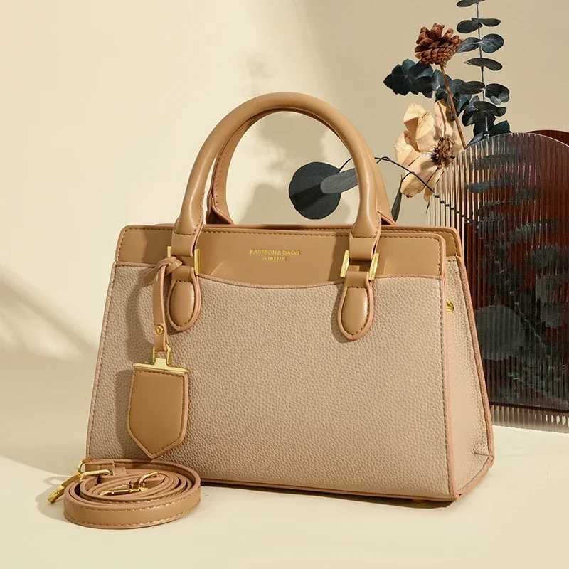 Fashion brand handbag shoulder cross body bag 2024 new luxury leather handbag female designer messenger bag Z250303
