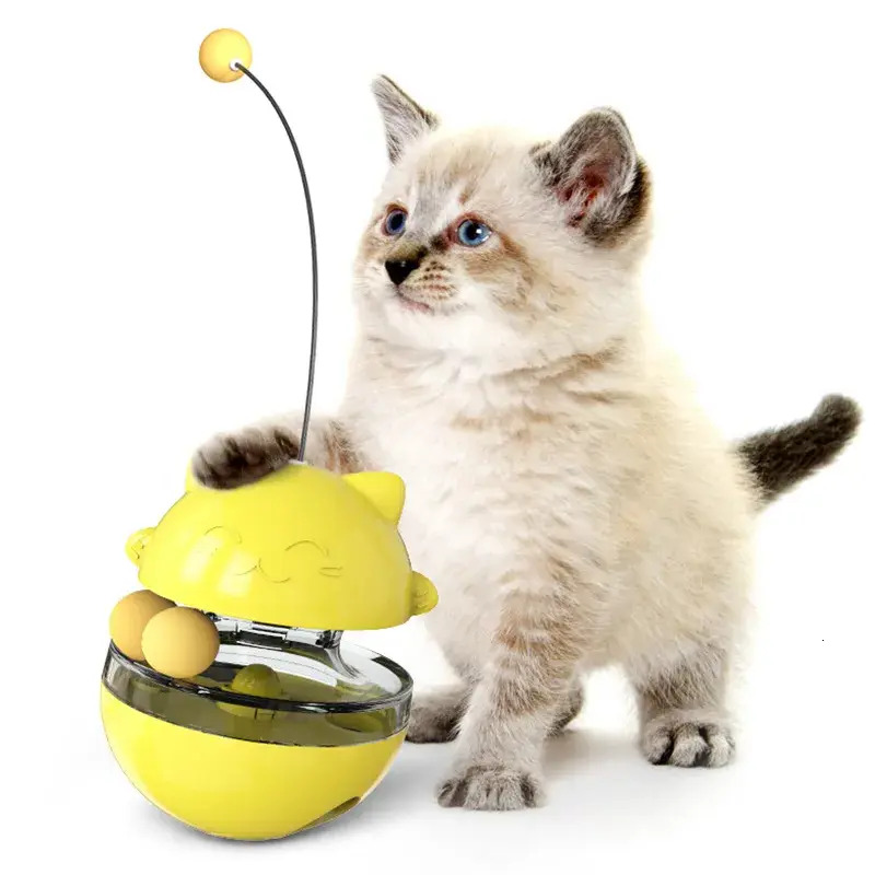 Update 2025 New Feeding Ball, Teasing Stick, Tumbler Cat Wheel Toy, Self Hi Artifact, High Quality Pet Supplies Wholesale, Free Shipping
