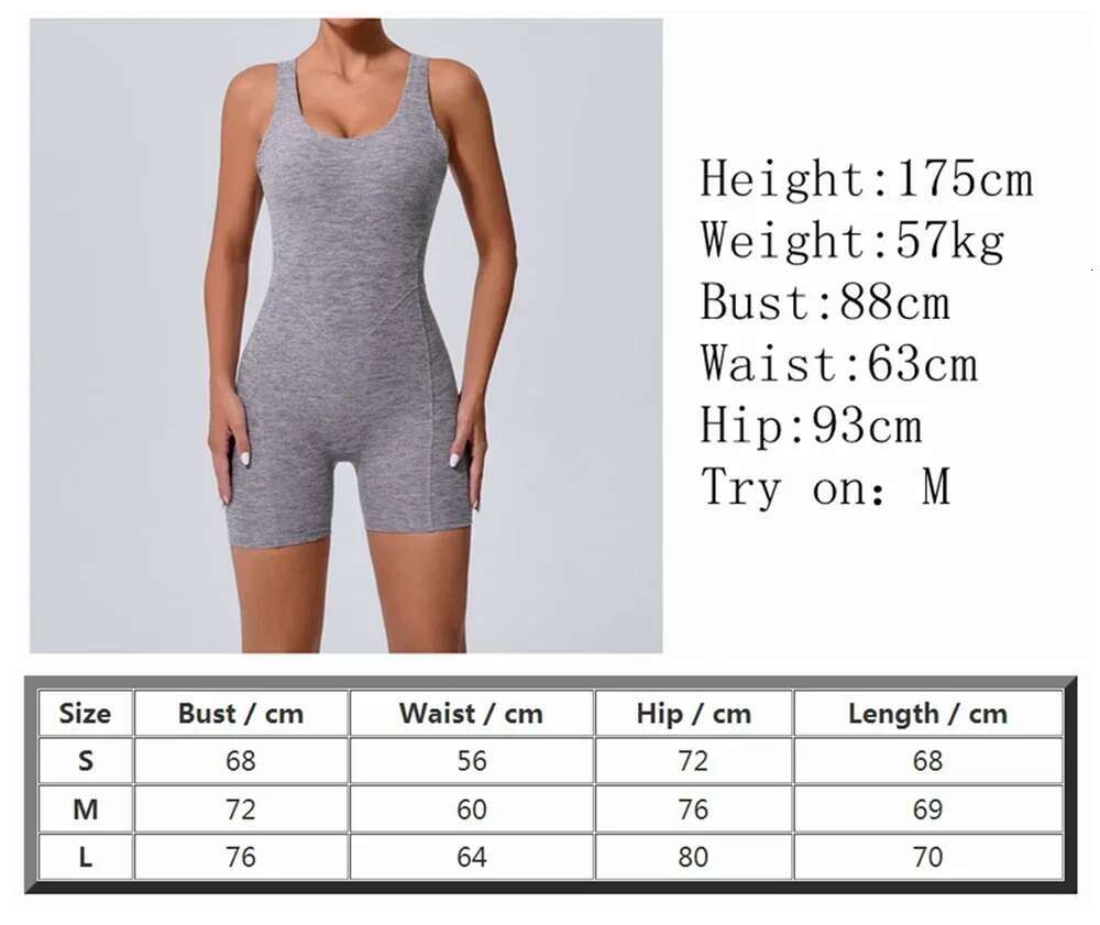 Sports Jumpsuit Woman Gym Fiess Overalls Padding Jumpsuits 2024 Pink Grey Green Clothing Combinaison Femme Mono Overol Mujer