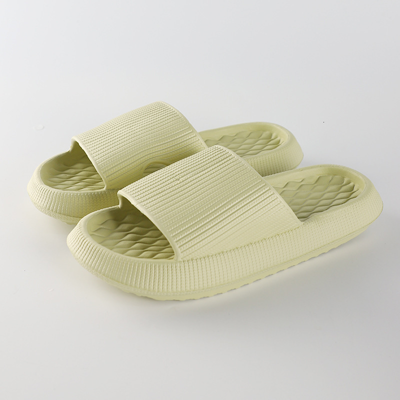 designer sandals Thick soled stool stepping cool for women's summer new EVA couple home silent bathroom shower men's slippers