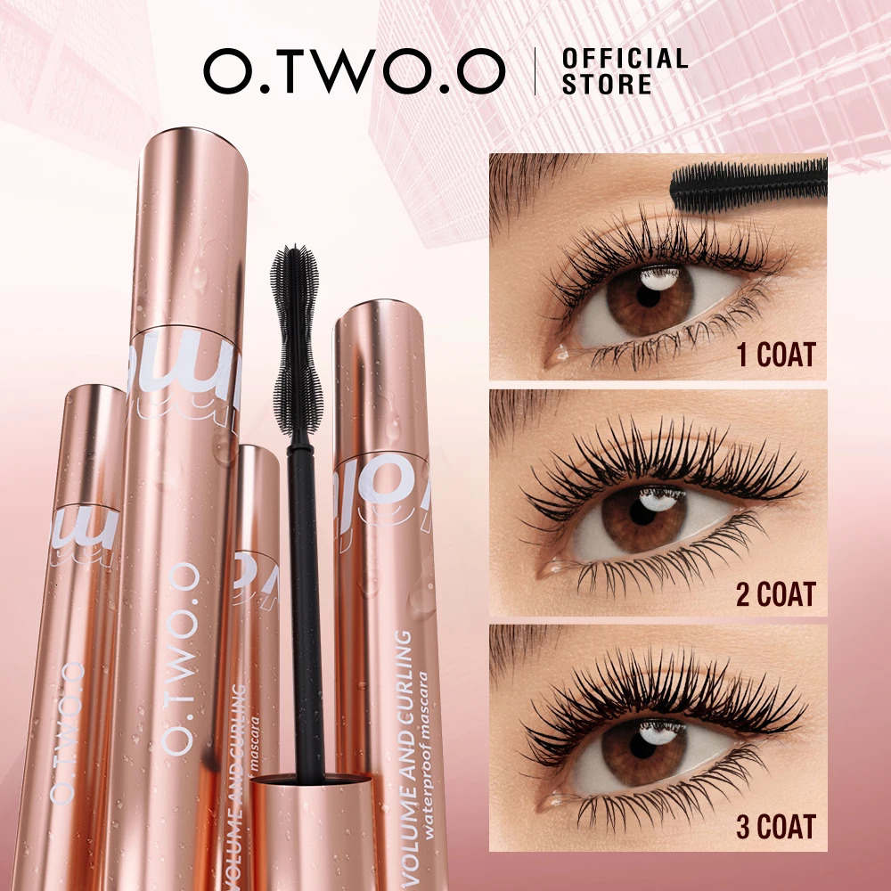 Mascara Waterproof 4D Silk Fiber Curling Volume Lashes Thick Lengthening Nourish Eyelash Extension High Quality Makeup 250303