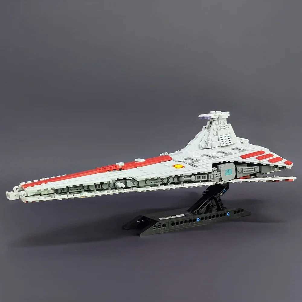 High-tech Moc Venator Attack Cruiser Fighter Destroyer Brick Technical Model Building Star Blocks Space Ship ToysT250304
