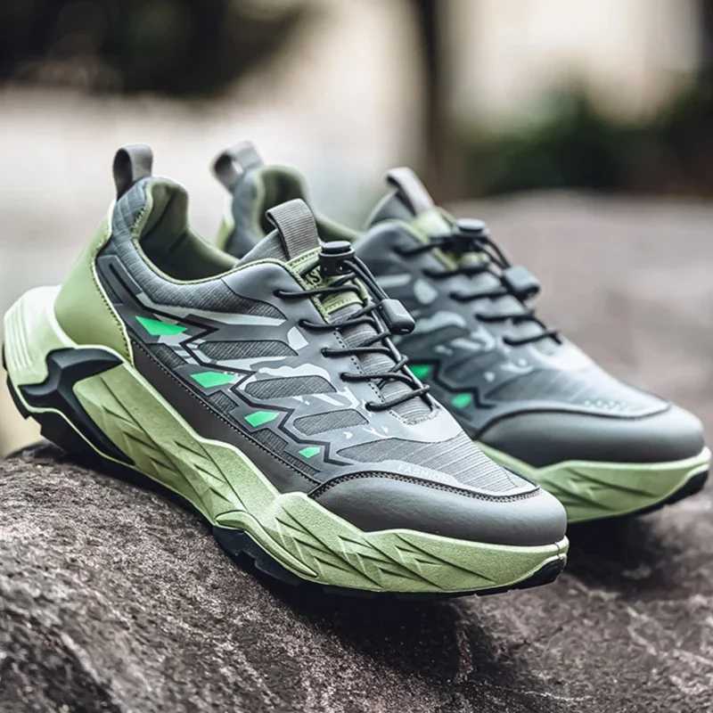 Mens Sports Shoes Cushioned Breathable Outdoor Lace Up Running Shoes Comfortable New Lightweight Casual Shoes for MenC250304