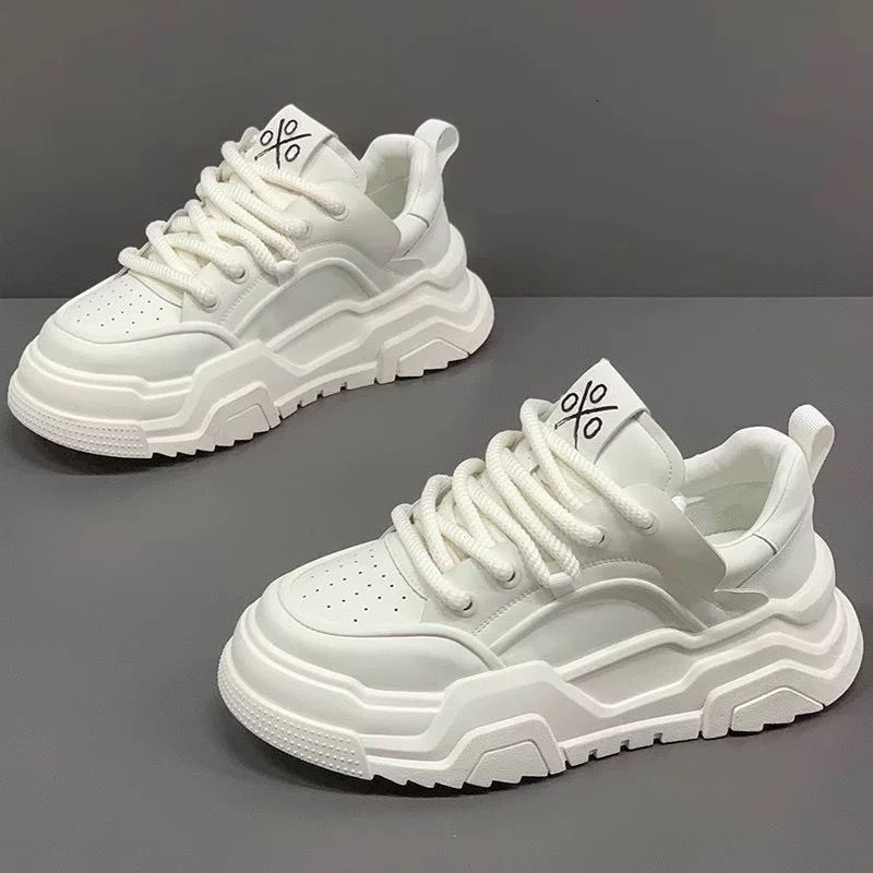 Original 2025 Designer Spring And Summer New Outdoor Lightweight Breathable White Shoes Men s Lace Up Fashion Multi Functional Thick Bottom Sports And