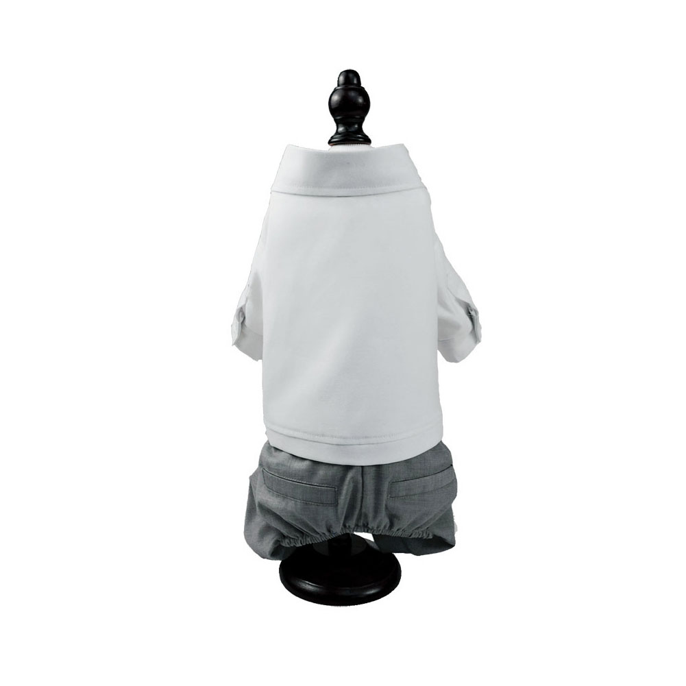 Dog Tuxedo Suit For Small Medium Breed Formal Tuxedo Vest With Bow Tie Dog Clothes Gentleman Pet Wedding Birthday Party Costume