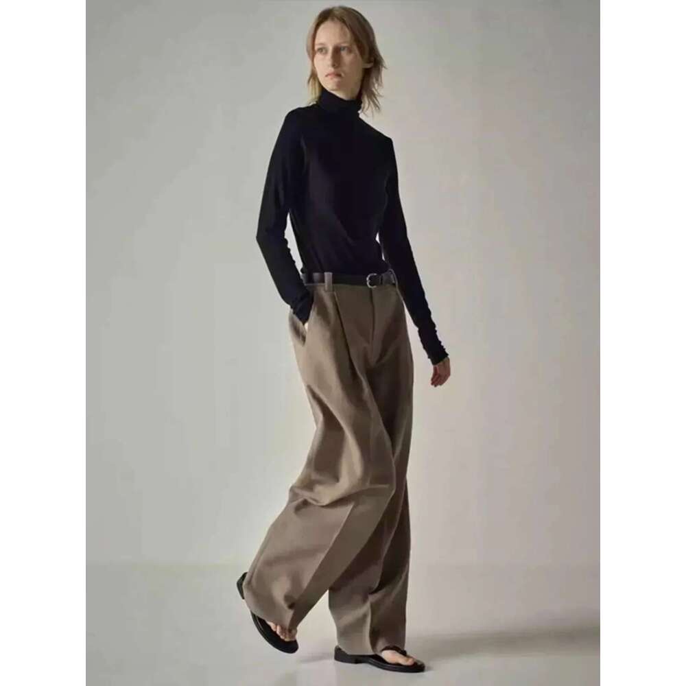 Women New Spring And Summer Loose Casual Straight Wide-Leg Drape Or Mopping Pants