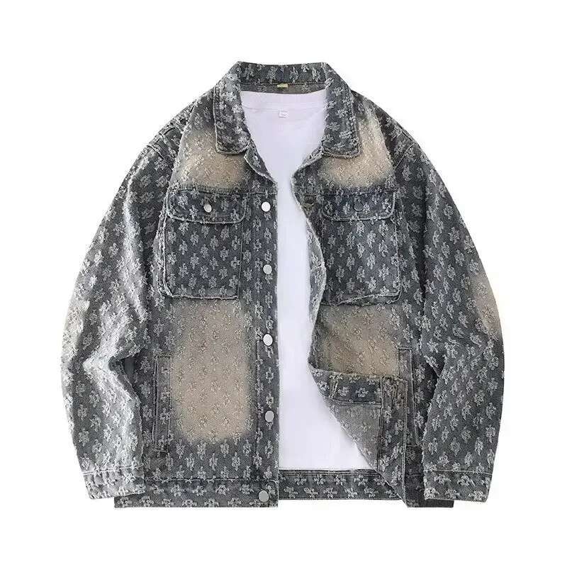 Fashionable Casual Four Seasons Men's Denim Jacket