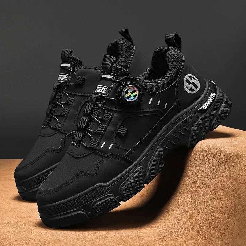 Autumn Mens Casual Leather Men's Sneakers Comfortable Soft Male Wark Board Shoes Platform Shoe for Men