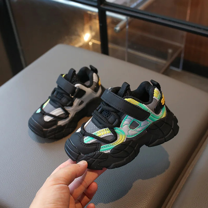 Children Casual Sneakers for Girls Boys Autumn Fashion Korean Style Antislippery Baby Learning Walking Versatile Shoes 250303