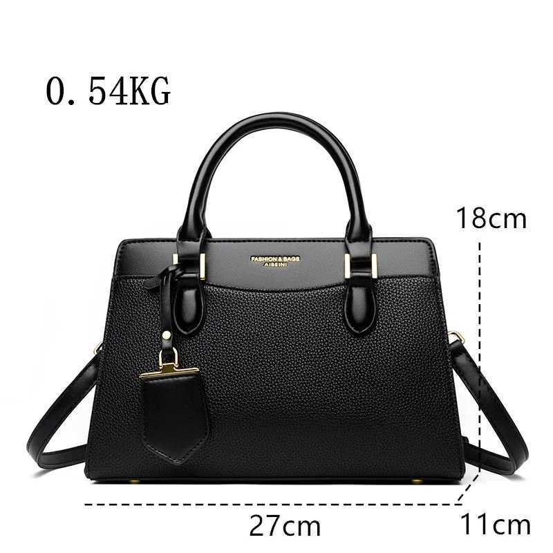 Fashion brand handbag shoulder cross body bag 2024 new luxury leather handbag female designer messenger bag Z250303