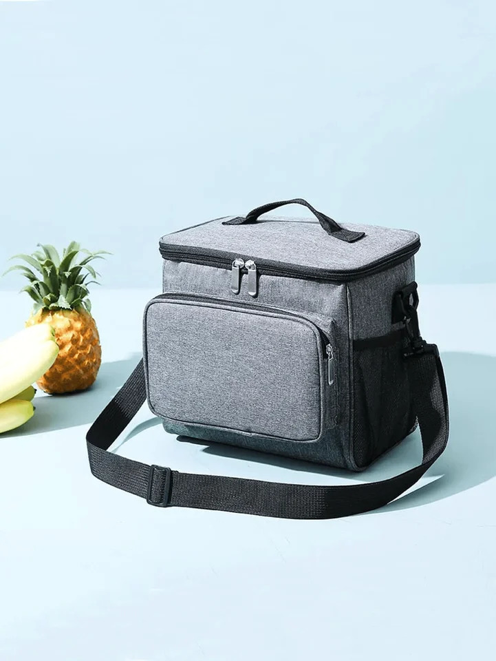 Multifunction Large Capacity Cooler Bag Waterproof Oxford Portable Zipper Thermal Lunch Bags For Women Lunch Box Picnic Food Bag 250228