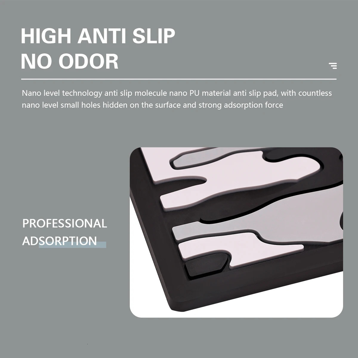 Barber shop hair cutting tools rubber storage pads anti slip hair cutting station pads barber cutting display pads salon bar supplies 250304