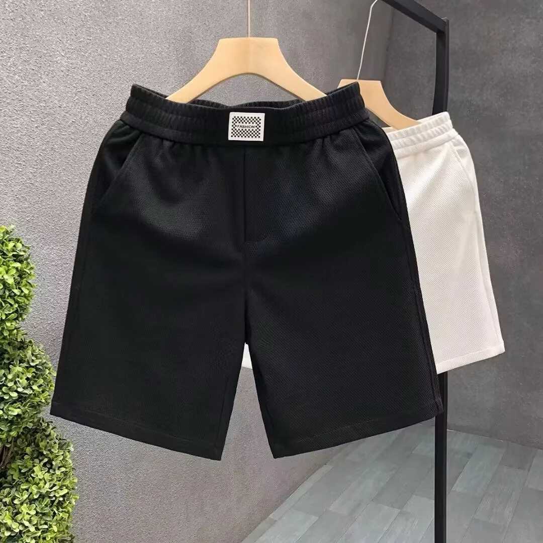 High Quality Mens Shorts Summer American Gym Shorts Fashion White Sports Short Pants High Street Mens Clothing Streetwear 2024T250304