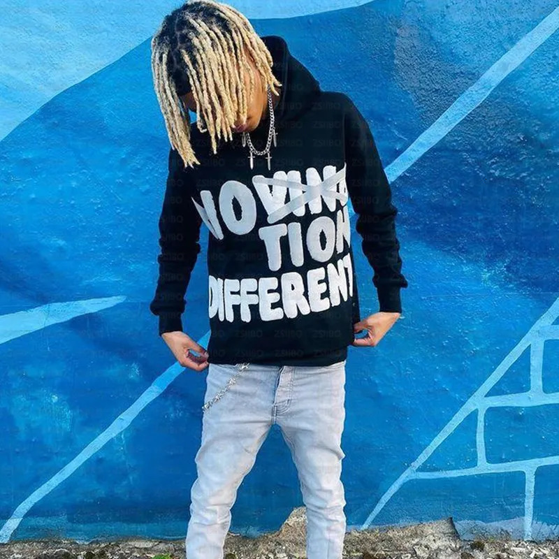 High Street Y2K Hoodie Women Gothic 90s Print Hoodie Kpop Streetwear Sweatshirt Vintage Clothing Punk Loose Hip Hop Jacket Top 250304