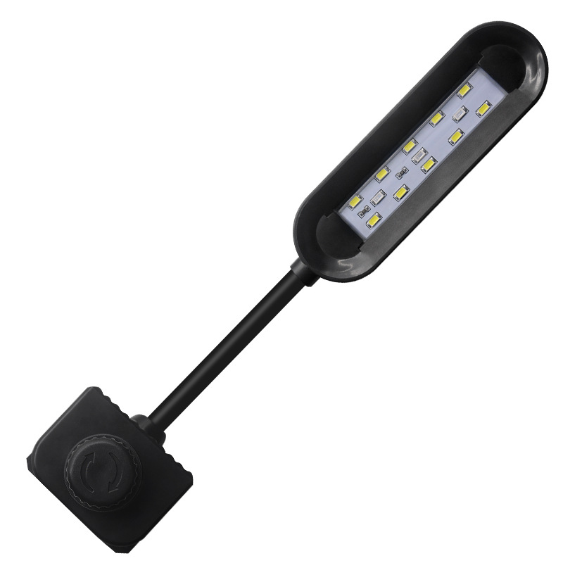 LED USB Aquarium Light Timing Full Spectrum Fish Tank Plants Light High Color Rendering Rotatable Landscape Clip-on Lamps