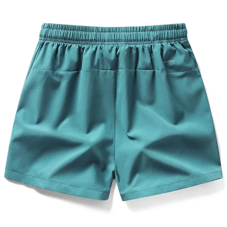 Gym Shorts Mens Sports Sweatpants Pockets Casual Basic Lightweight Pants Running Jogging Beach Men Swimwear 250224