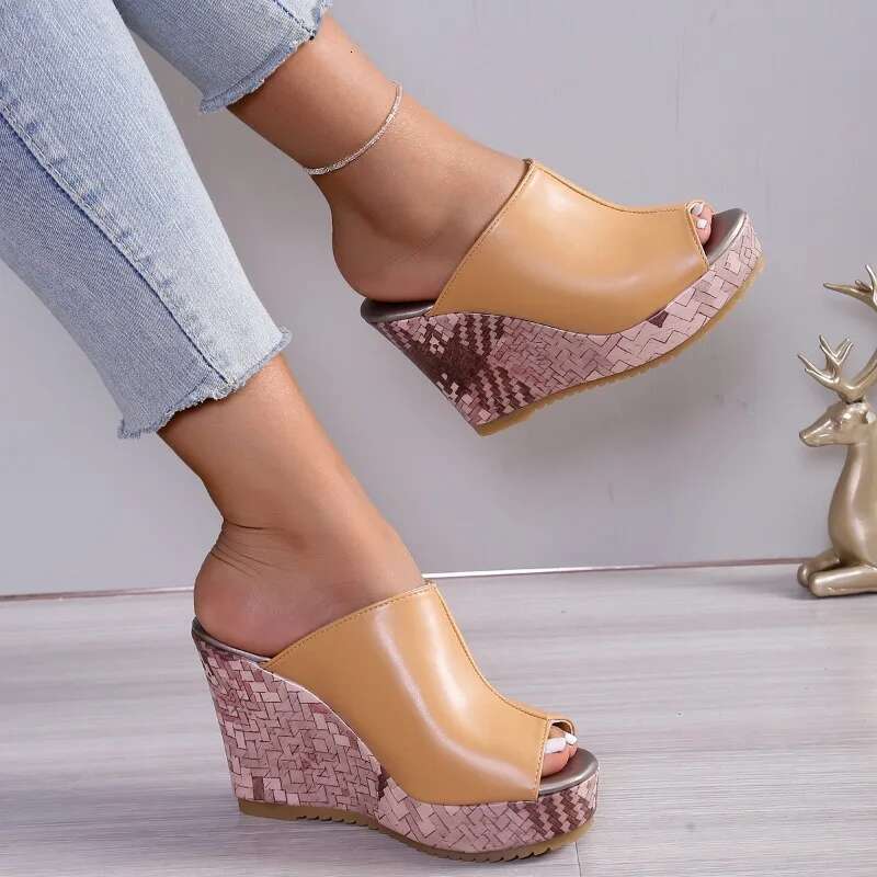 Super High Chunky Heels Women Slides Clogs Sandals Platform Shoes Pumps Female Flip p Ladies Slippers Sexy Sandalias Mujer