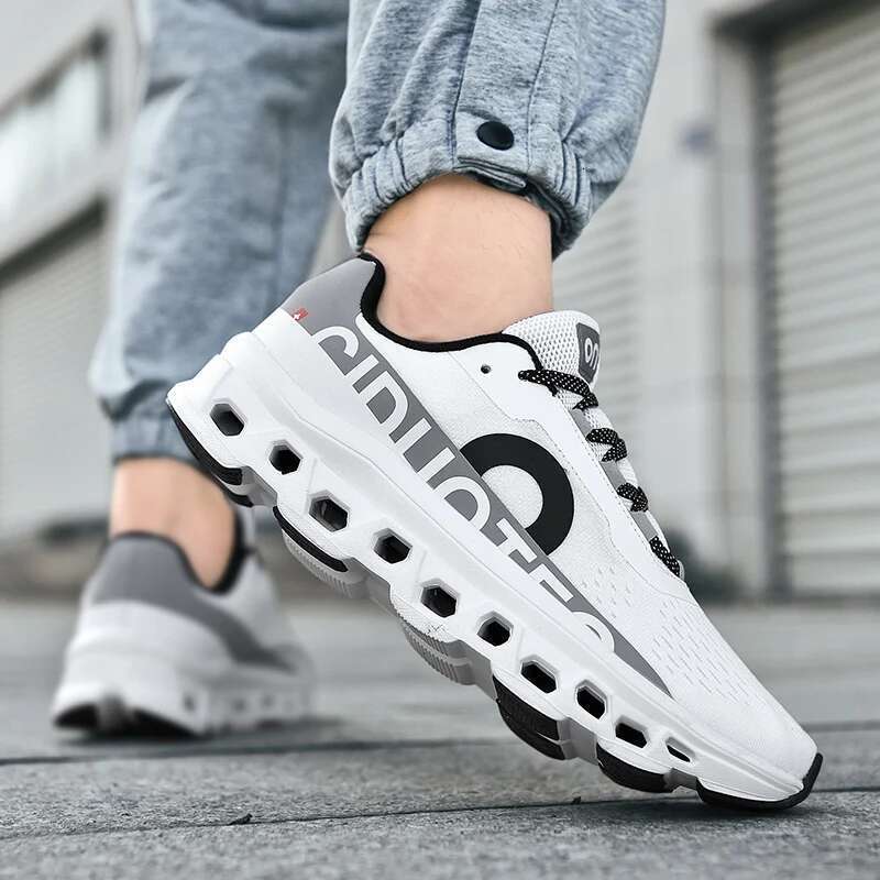 Men's breathable running Fashion cushioning Running Sports trend y Popcorn sole Road shoe s