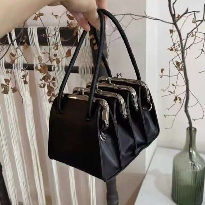 Multi-Layer Organ Clip Bag Purses Handbags For Women Designer 2023 New Fashion High Quality Lady Shoulder Crossbody Bags