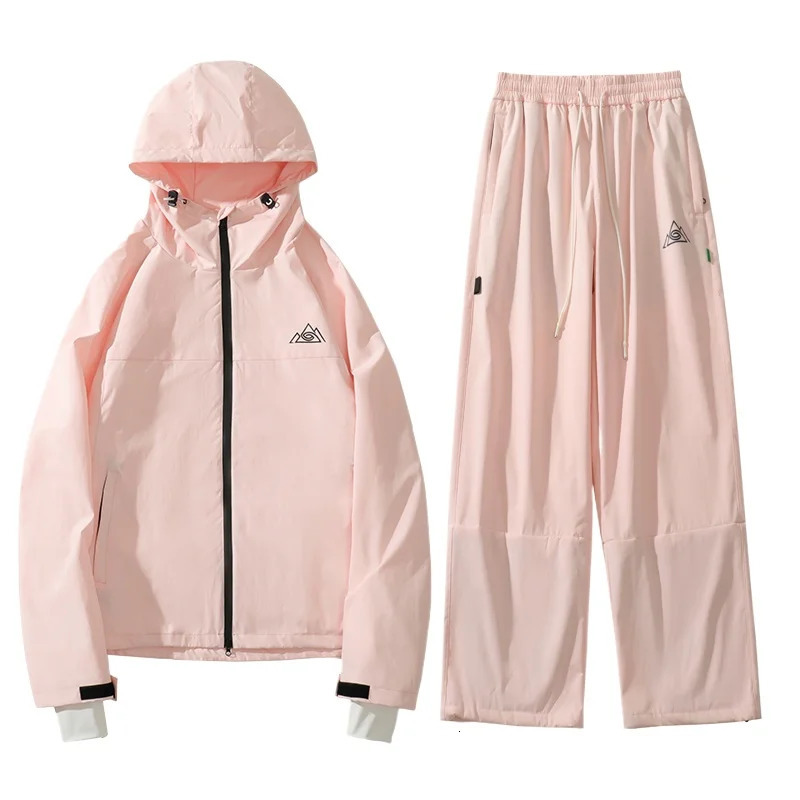 Waterproof Workout Set Fashion Suits Winter Womens Clothing Warm Mens Tracksuit Outdoor Coat Original 250227