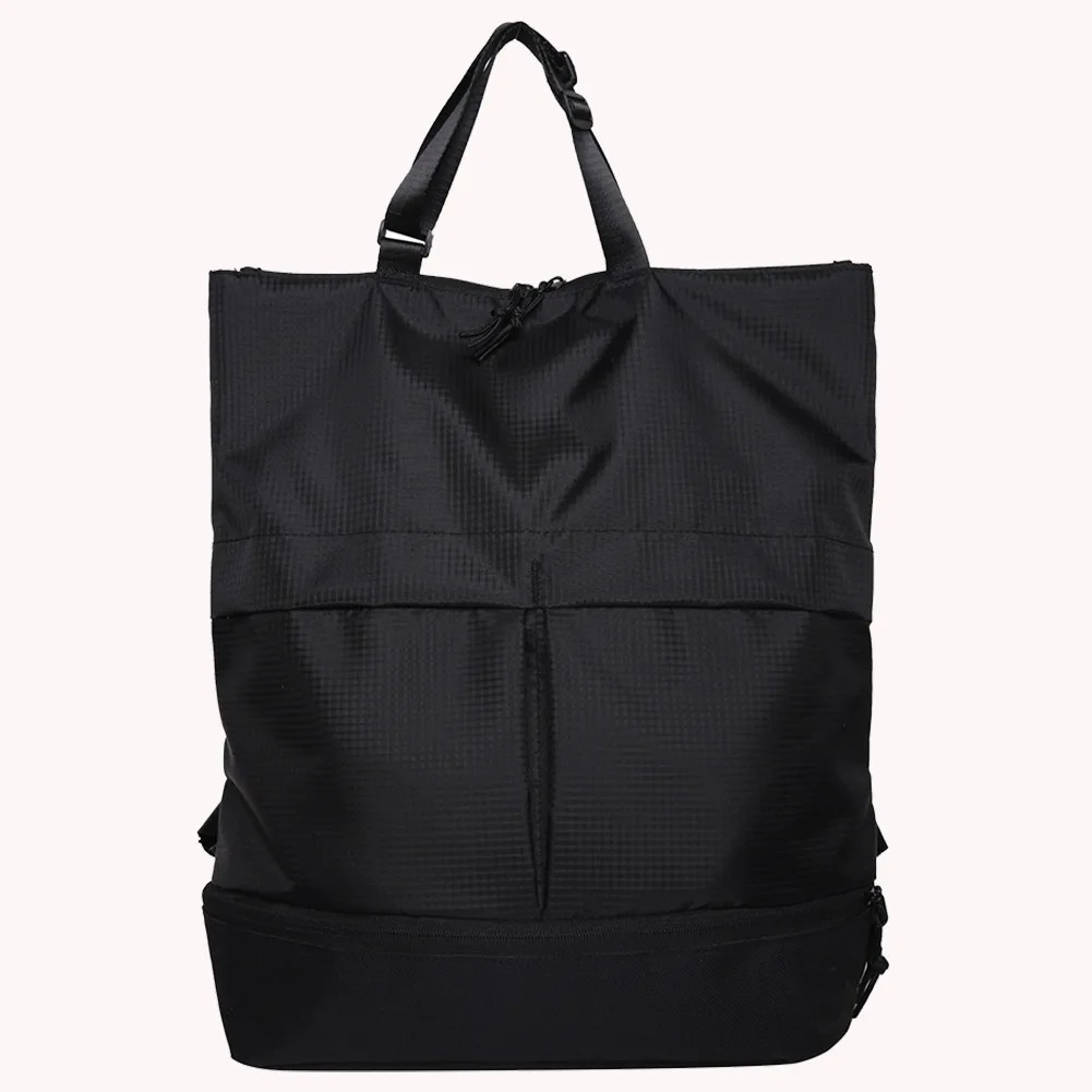 Ship from US Unisex Leisure Handbag Lightweight Women Men Carry On Backpack Large Capacity Solid Color Multifunctional Versatile Outdoor Bag 250304FBB