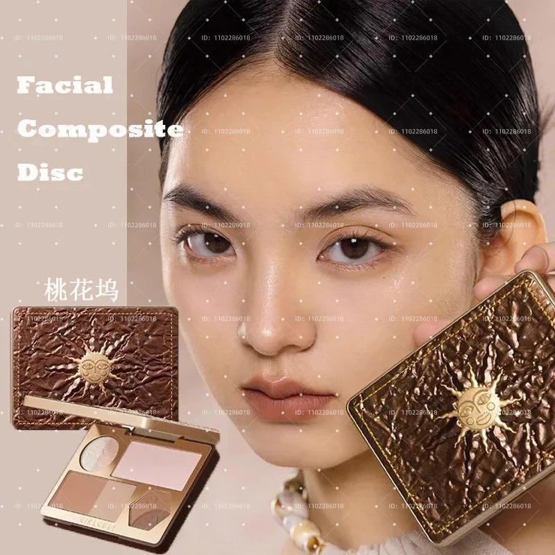 Girlcult Series Face Integrated Palette Pearl Matte Highlights Blush Brighten Contour Makeup Facial Composite Disc Palette 250227