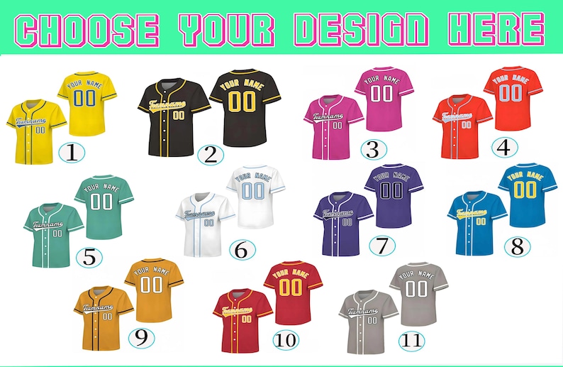 Custom Baseball Jersey Stitched Printed softball jersey Personalized Team Sport Shirts Custom Name Number Couple Jersey for Men and Women Adult