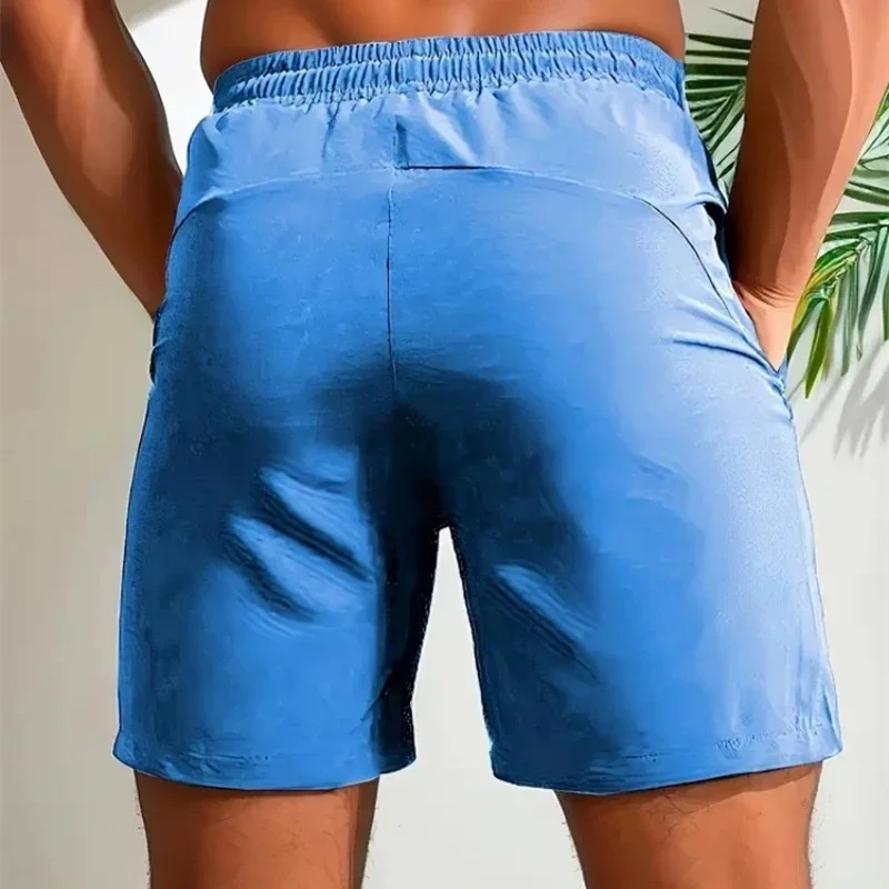 UETEEY Summer Shorts Men Gym Sport Running Squat Fitness Workout Man Short Pants Breathable Quickdrying Drawstring Mens 250224