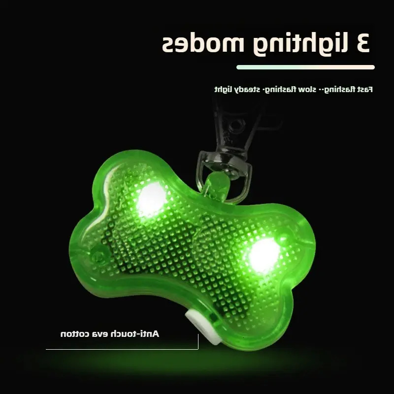 Update Update Pet Bone Pendant, Bright, Safe, Adjustable Glowing Pendant For Night Walking