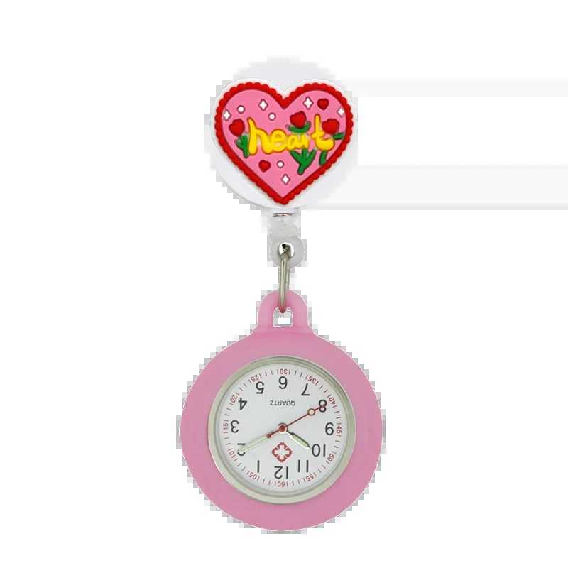 YIJIA Cartoon Cute Heart Hospital Medical Supply Clip-on Hanging Lel FOB Doctor Nurse es with Sile CoverXJ250304