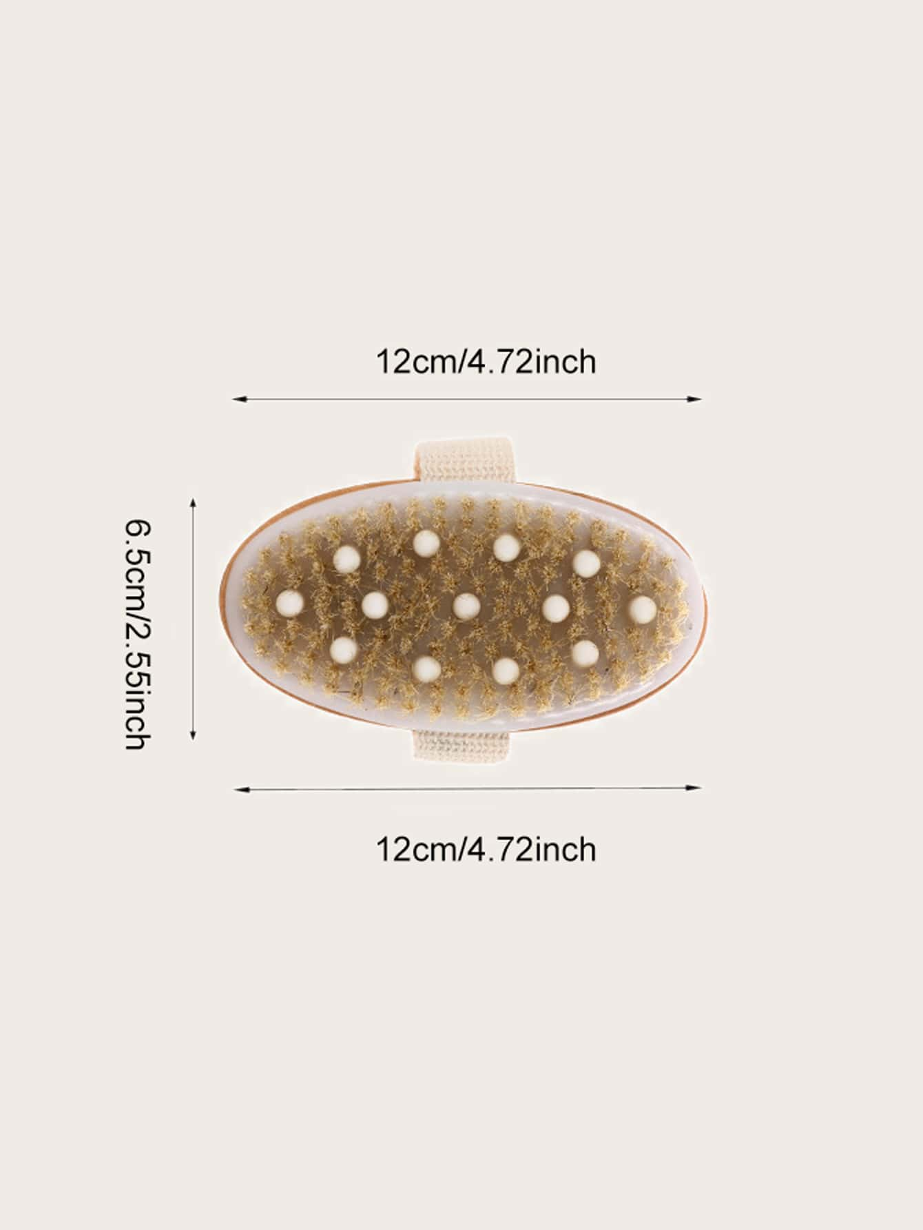 1pc-Pet bath brush for dogs and cats - bristles, gentle grooming and massage