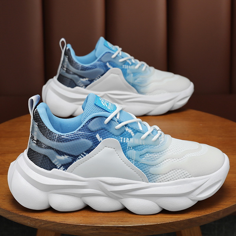 Summer Designer 2025 New Breathable Mesh Men s Fashion Versatile Thick Bottom White Shoes Outdoor Sports And Leisure Multi Functional Shoes